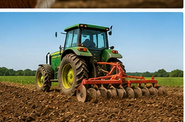 Trinite Agrovet tractor land preparation in West Pokot, Kenya
